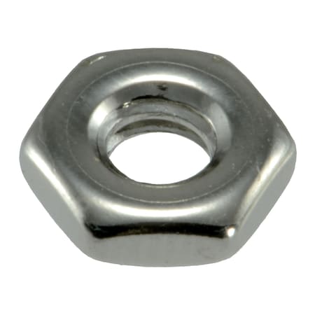 Hex Nut, #10-24, 18-8 Stainless Steel, Not Graded, Plain, 12 PK